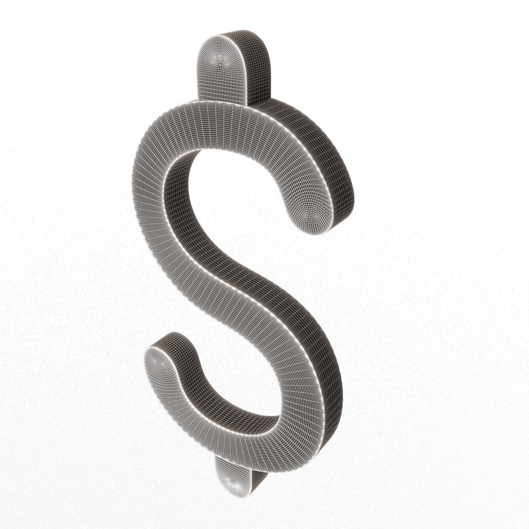 3D Dollar Symbol Cartoon Model - TurboSquid 2026574