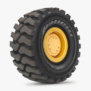 tire bridgestone vsnt 35-65r33 3d model