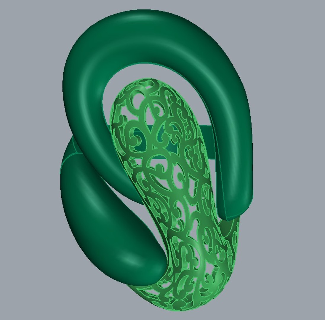 2 pieces basic rings model - TurboSquid 1344238
