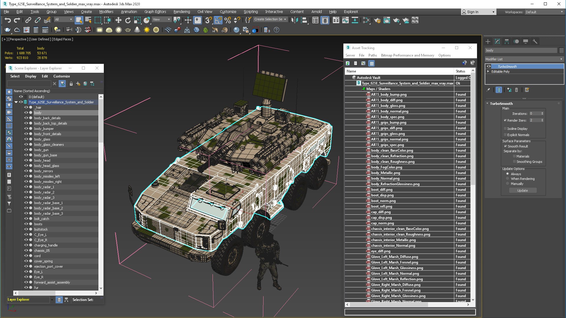 Type 625E Surveillance System and Soldier 3D https://p.turbosquid.com/ts-thumb/3D/dtUJEW/0b/type_625e_surveillance_system_and_soldier_031/jpg/1740731412/1920x1080/fit_q87/14a71d7fdd5bc294a636ed3c9ac21779e9a44f37/type_625e_surveillance_system_and_soldier_031.jpg
