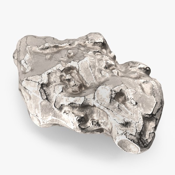 Silver Natural Mineral 3D model