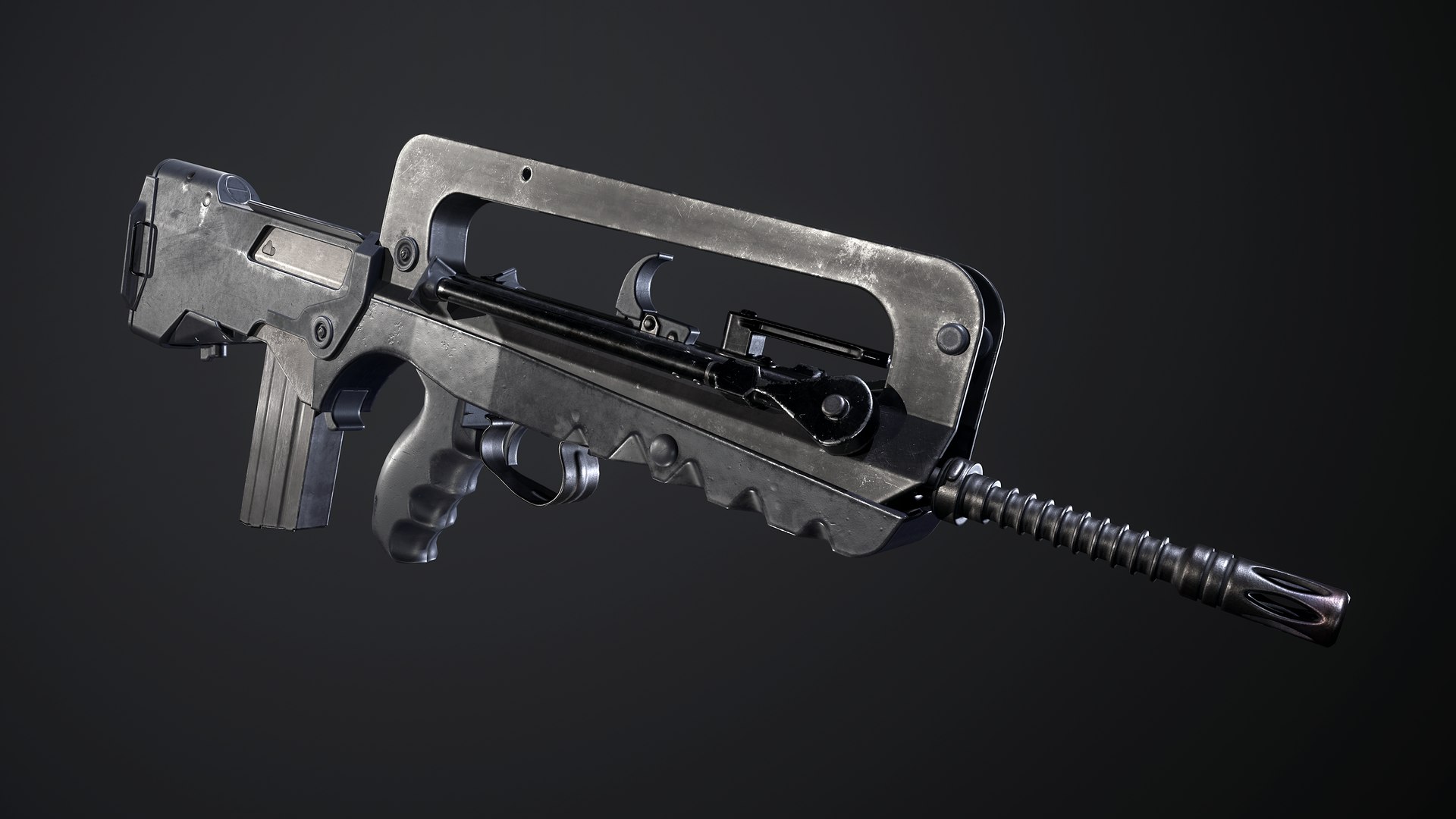 3D Assault Rifle Famas F1 - TurboSquid 1499719