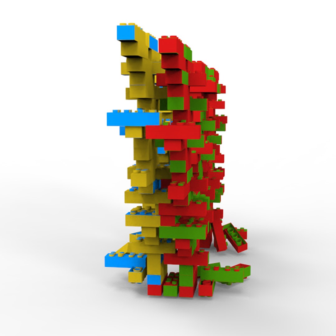 W font letters 3D model - TurboSquid 1549453