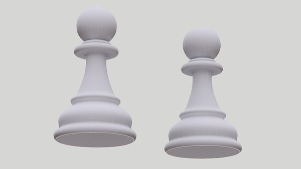 modelo 3d Piezas de ajedrez Peón 1 con PBR 4K 8K - TurboSquid 1769290
