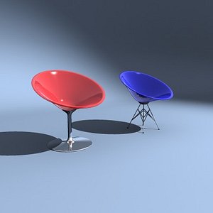 3d starck ero s chairs model