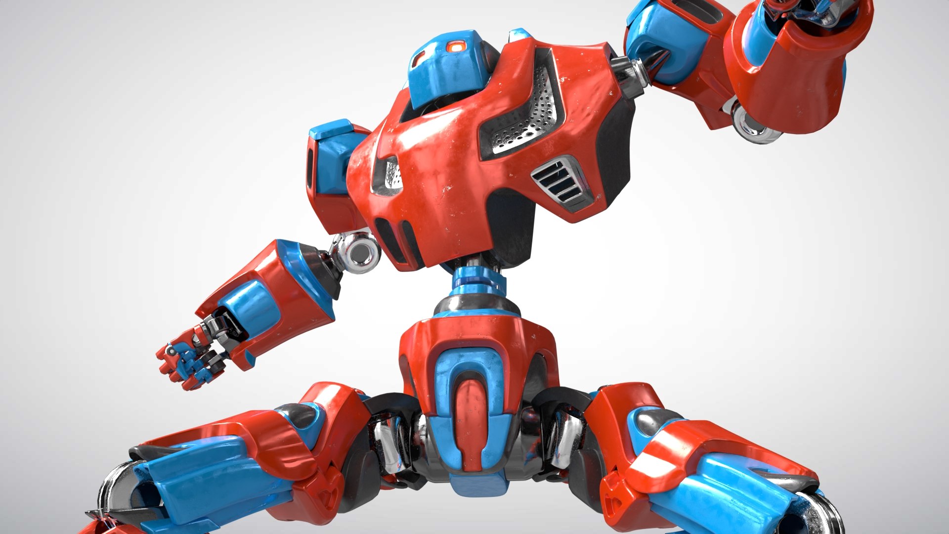 Hero Robot 3d Model
