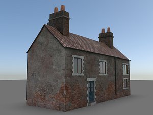 Farm house low poly
