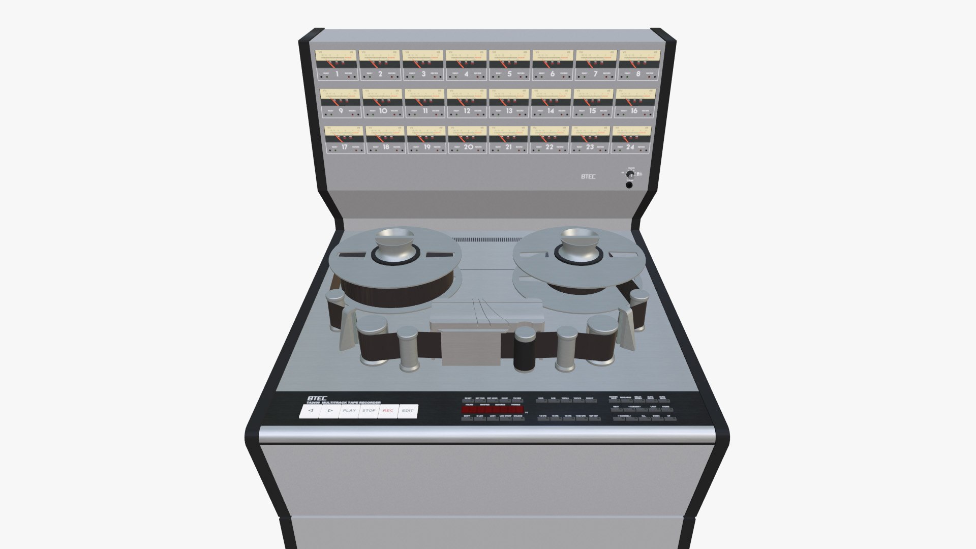 3D 24 Track Reel to Reel Tape Machine model https://p.turbosquid.com/ts-thumb/3D/xSTXOc/lA/blender02/jpg/1757966342/1920x1080/fit_q87/4b2593d4883c502a89b50e042546455fea0e19e1/blender02.jpg