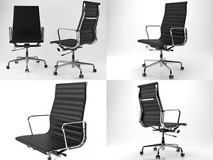 3D model aluminium chair 119