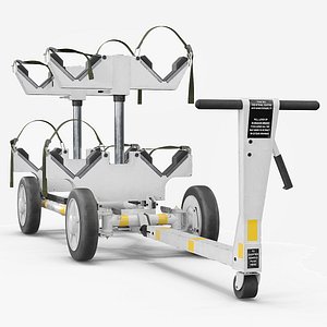 Aircraft Missile Transport Cart Frame