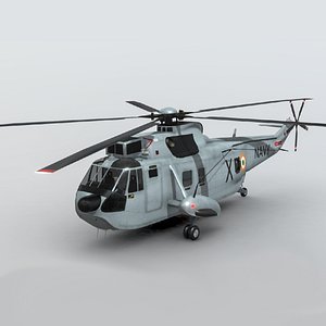 Westland SeaKing MK42C Indian Navy 3D model