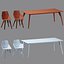 Faz Wood Dining Table And Chair