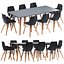 Faz Wood Dining Table And Chair