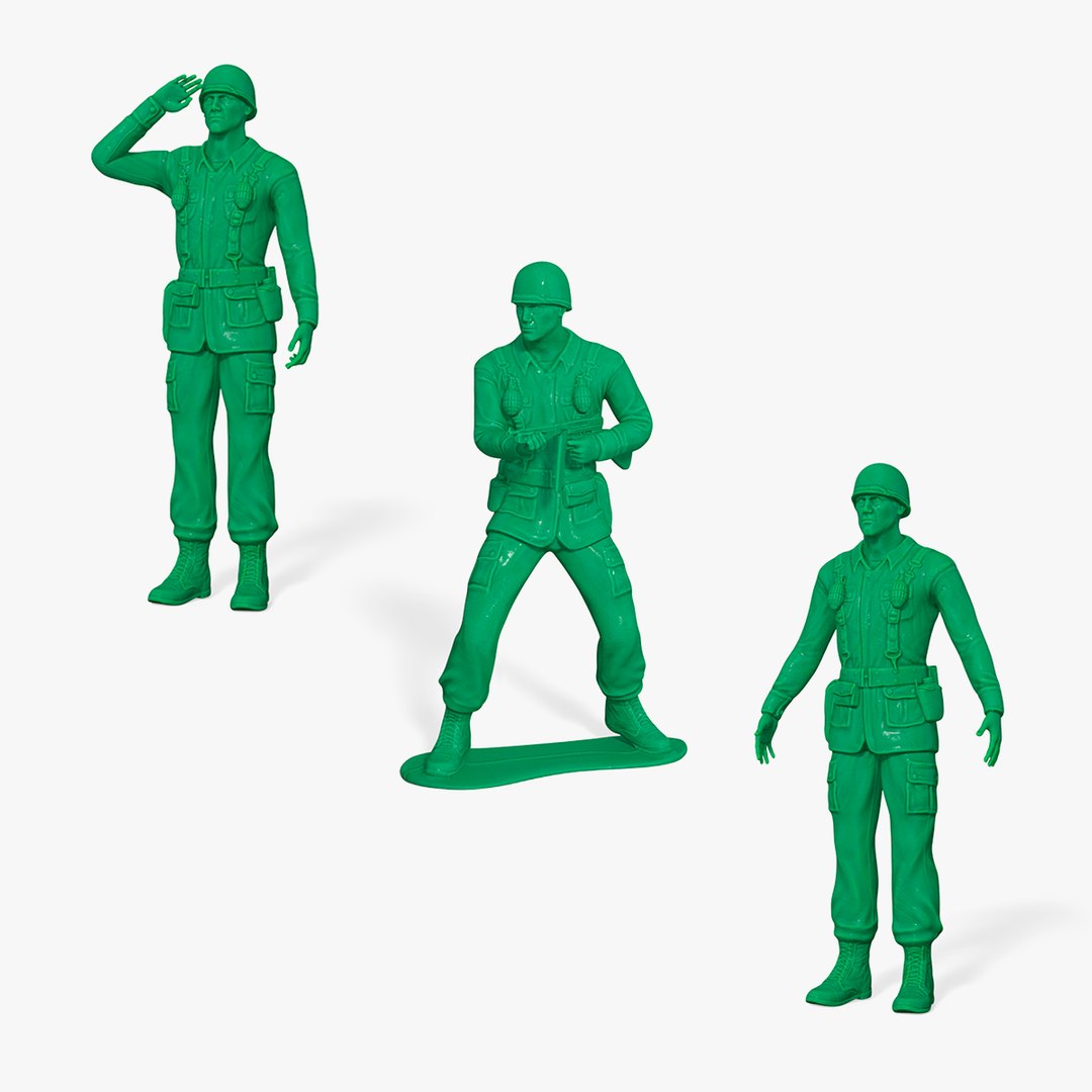 Toy Soldiers Collection 3 3D model preview
