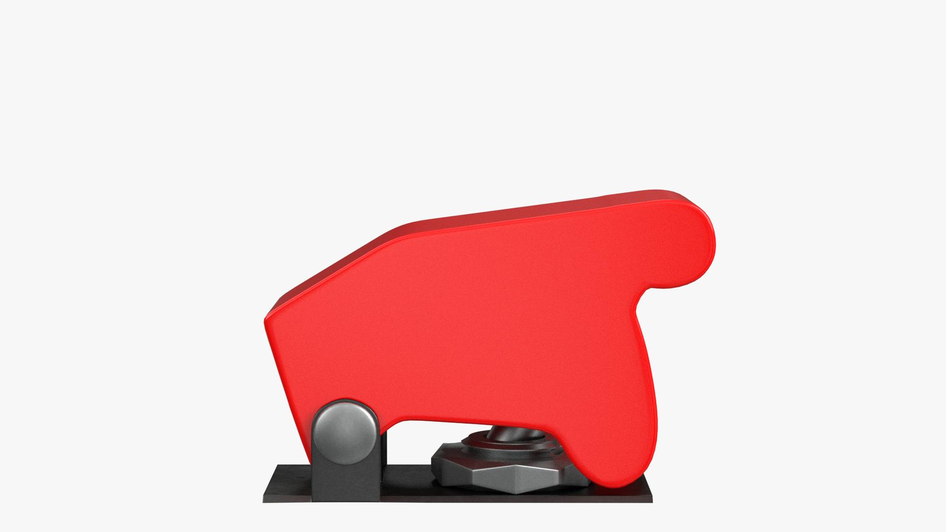 Toggle Switch With Guard 3D TurboSquid 1883306