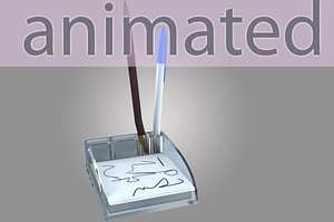 cartoon pen 3d model