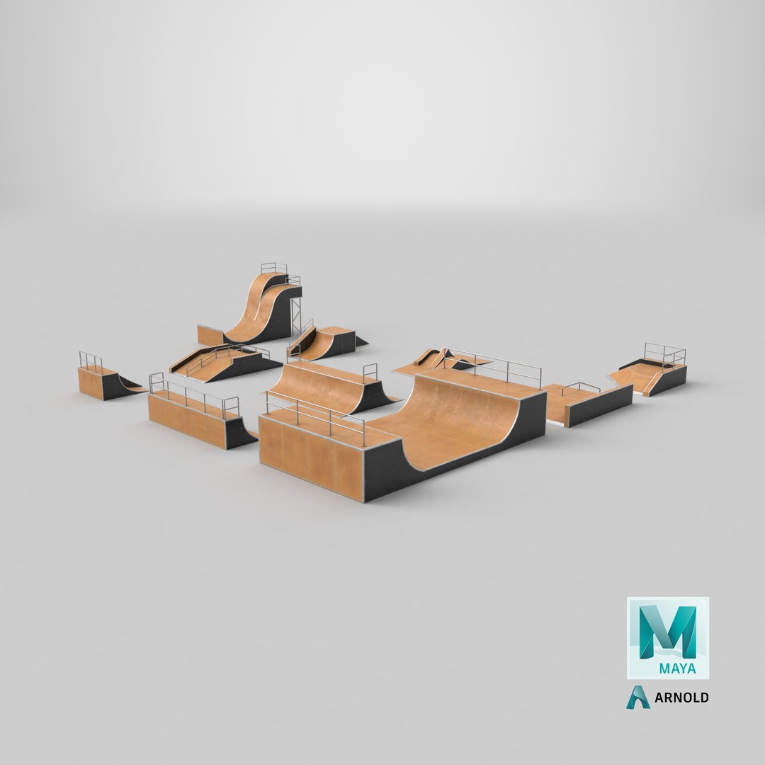 Modular Skatepark Ramp Elements Set 3D model https://p.turbosquid.com/ts-thumb/3E/D0hFdW/U1/stemcell_maya_arnold_render/png/1782936615/1920x1080/fit_q87/fe997709d22d7bad4e7914cabc3c4b94850c4684/stemcell_maya_arnold_render.jpg