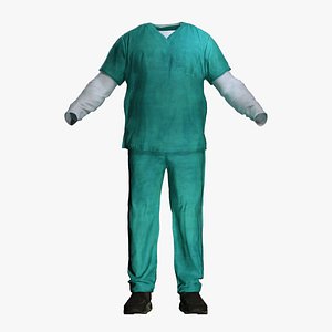 Realistic Medical Scrubs Uniform - Doctor  Nurse Outfit