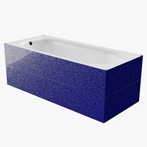 Bath-tub Tiled Blue Starlight