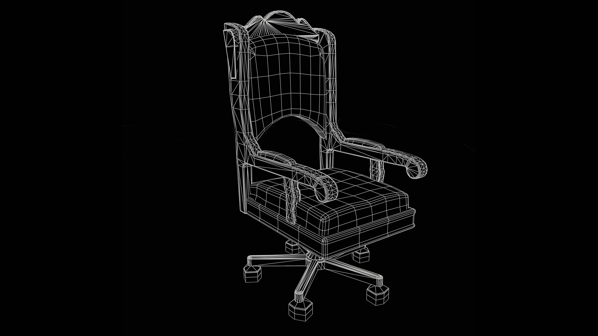3D Model Office Boss Chair TurboSquid 2286563