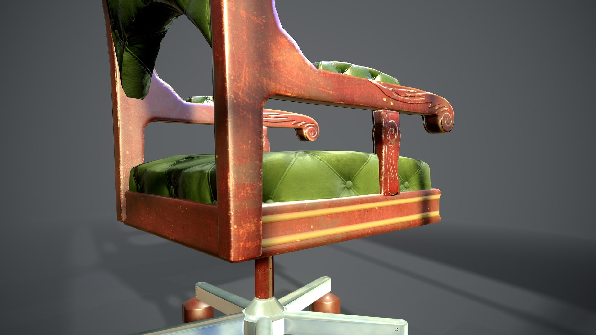 3D Model Office Boss Chair TurboSquid 2286563