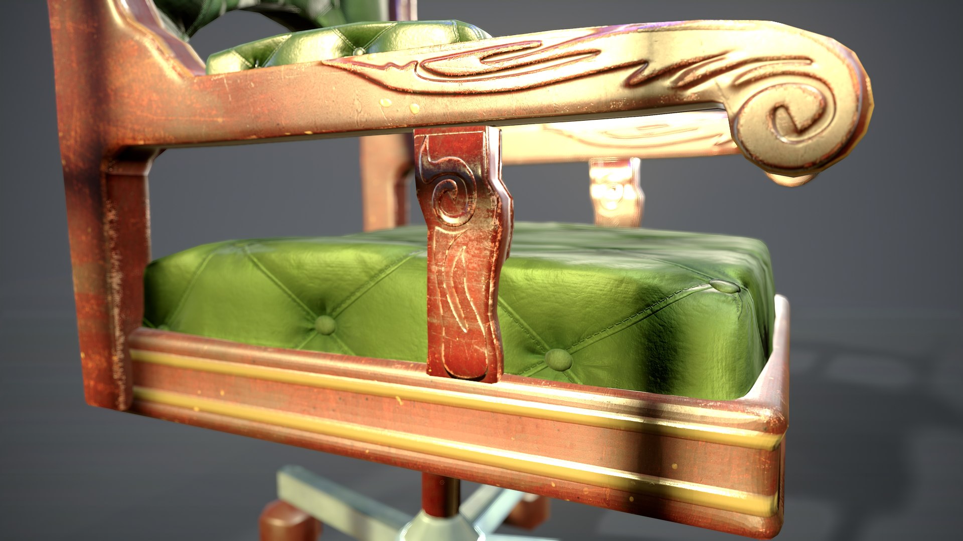 3D Model Office Boss Chair TurboSquid 2286563