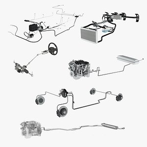 X-ray Car Parts 6 in 1