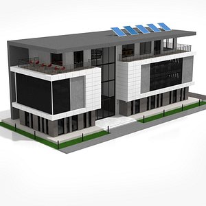 3D Office Building 6 model