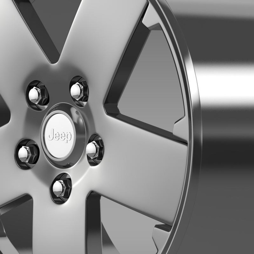 Jeep Wrangler Rim 3d 3ds