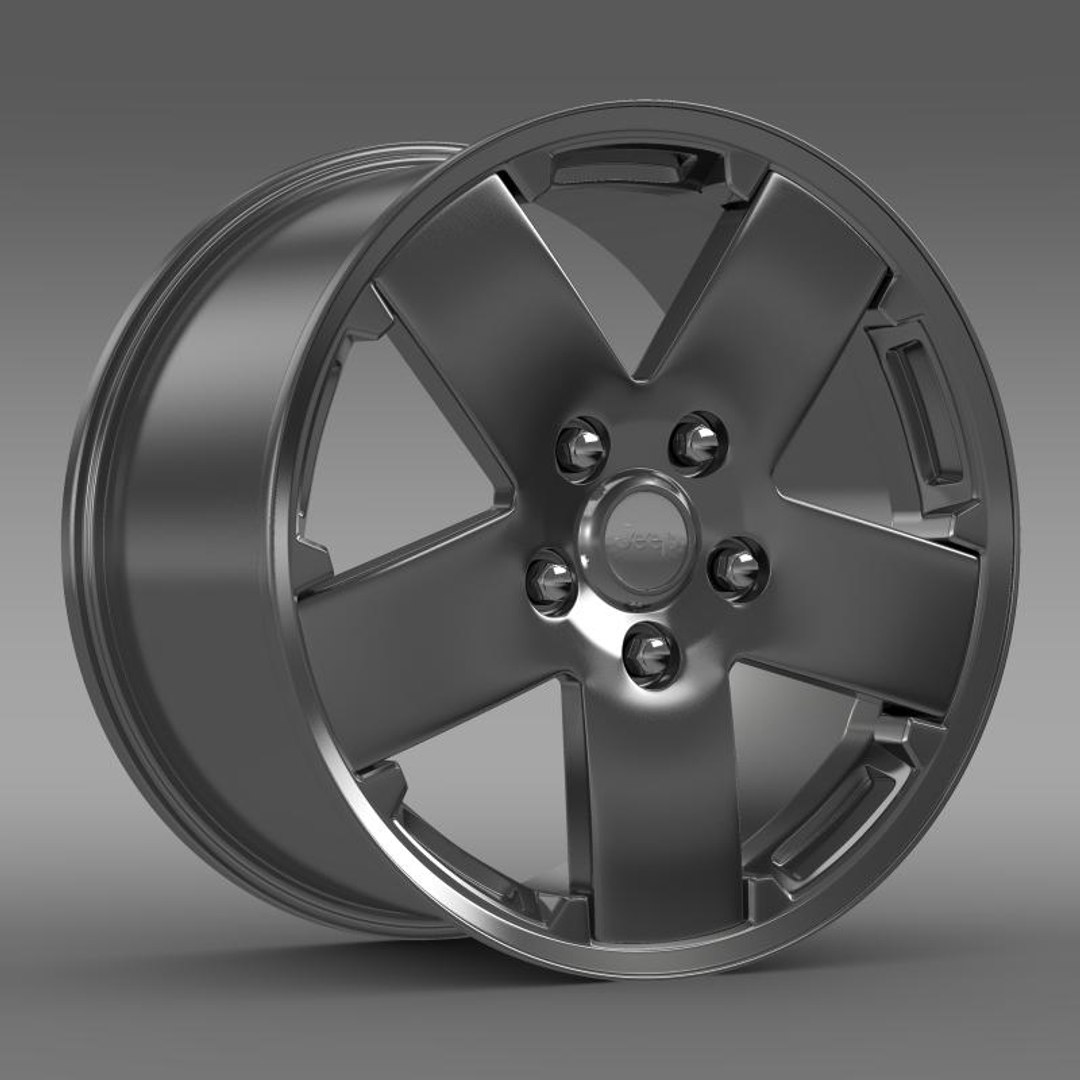 Jeep Wrangler Rim 3d 3ds