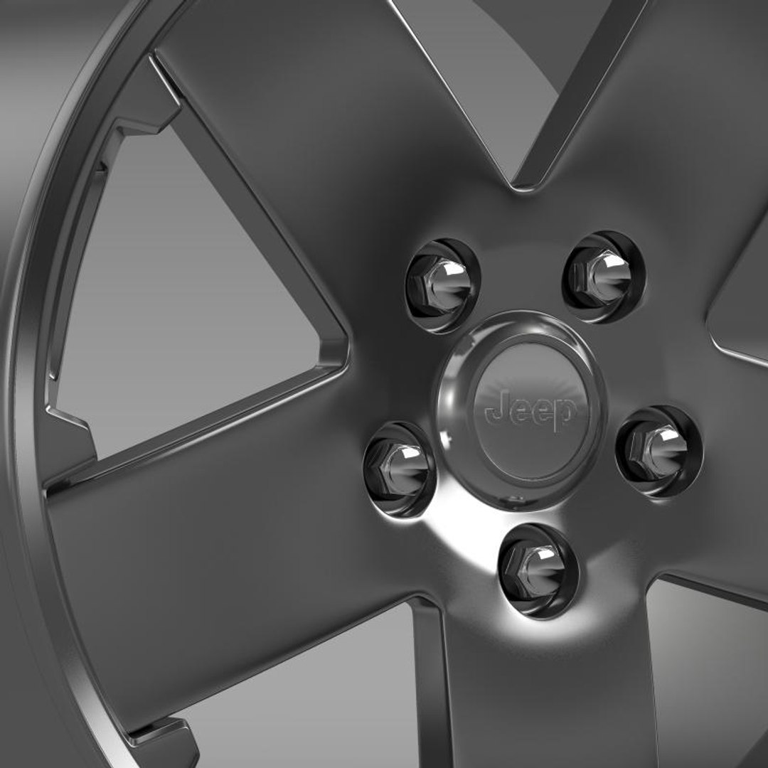 Jeep Wrangler Rim 3d 3ds