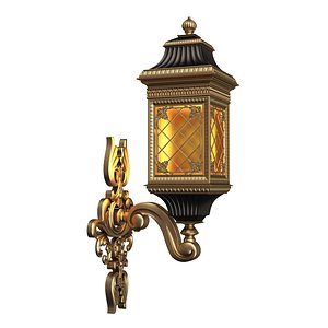 Classic Street Wall  Light 0105 3D model