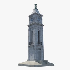 clock tower 3d max