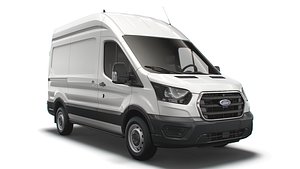 Ford Transit Van L2H3 Leader 2021 3D