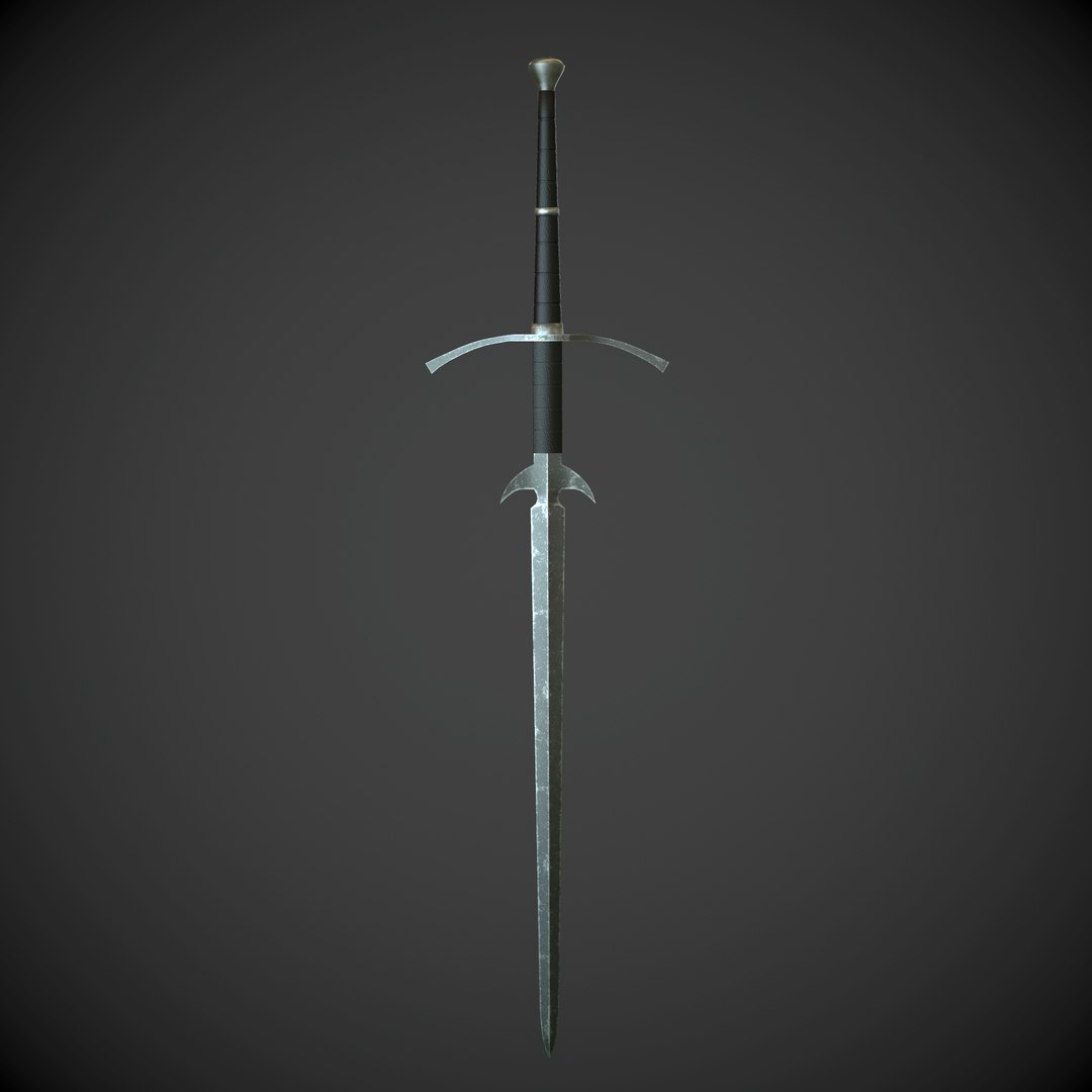 3d Zweihander Sword