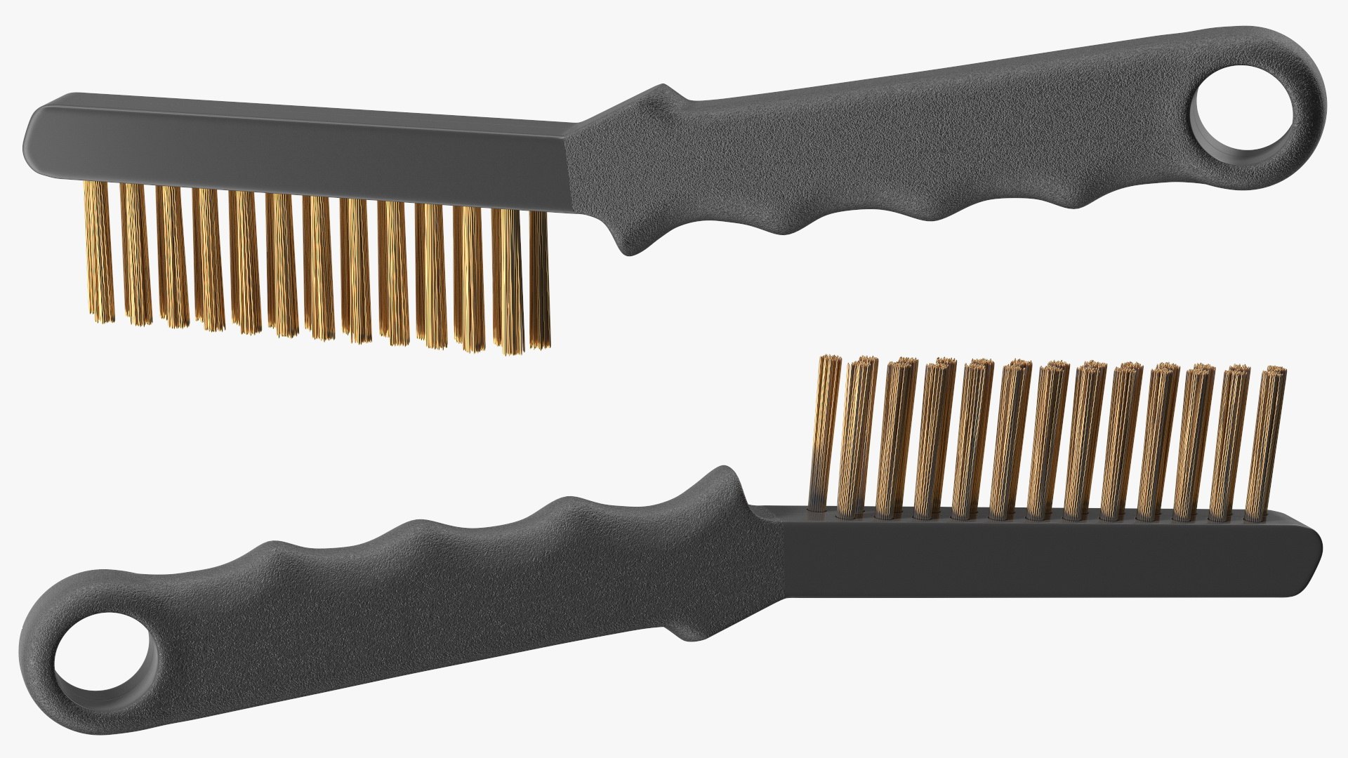 Brake Caliper Cleaning Brush Brass Wire 3D model preview
