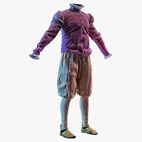 Renaissance 3D Low poly Clothing
