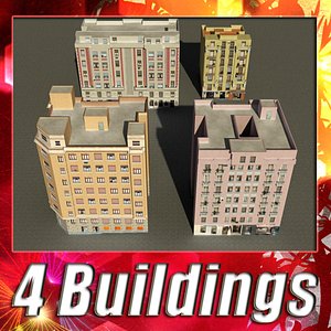 building 85-88 collections 3d model
