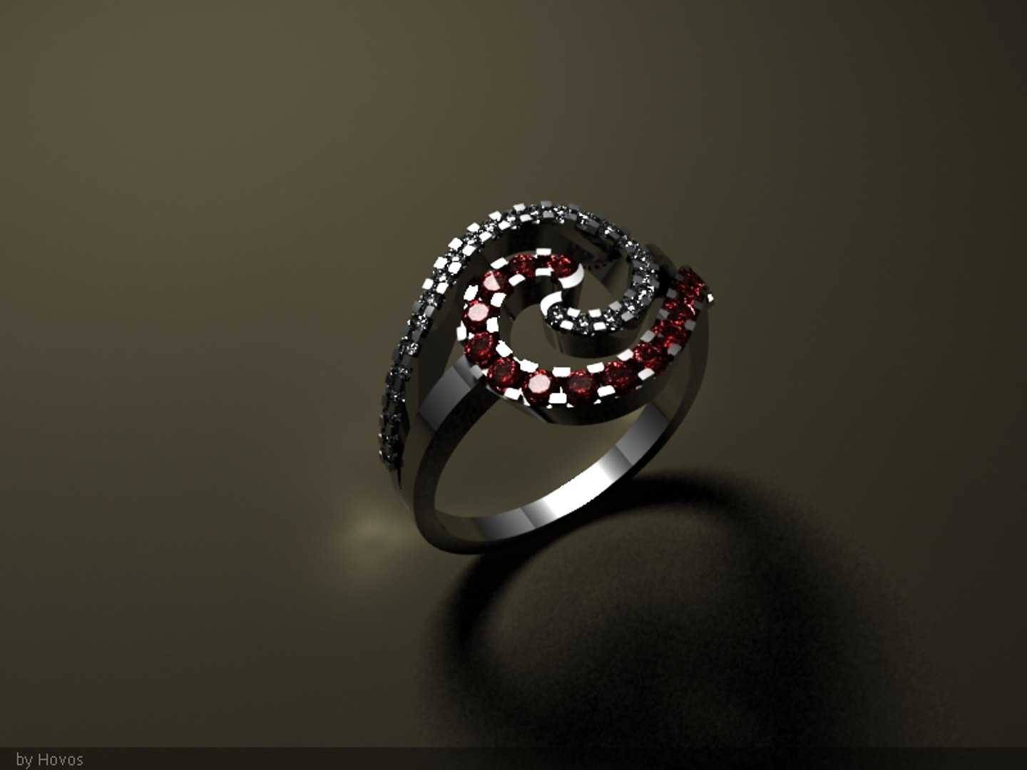 3d Gold Ring Model