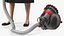 Domestica delle pulizie con aspirapolvere Dyson Big Ball attrezzato