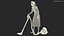 Domestica delle pulizie con aspirapolvere Dyson Big Ball attrezzato