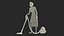 Domestica delle pulizie con aspirapolvere Dyson Big Ball attrezzato