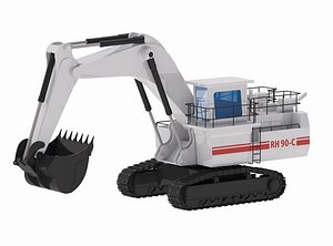 Excavator Mining RH90C 3D model