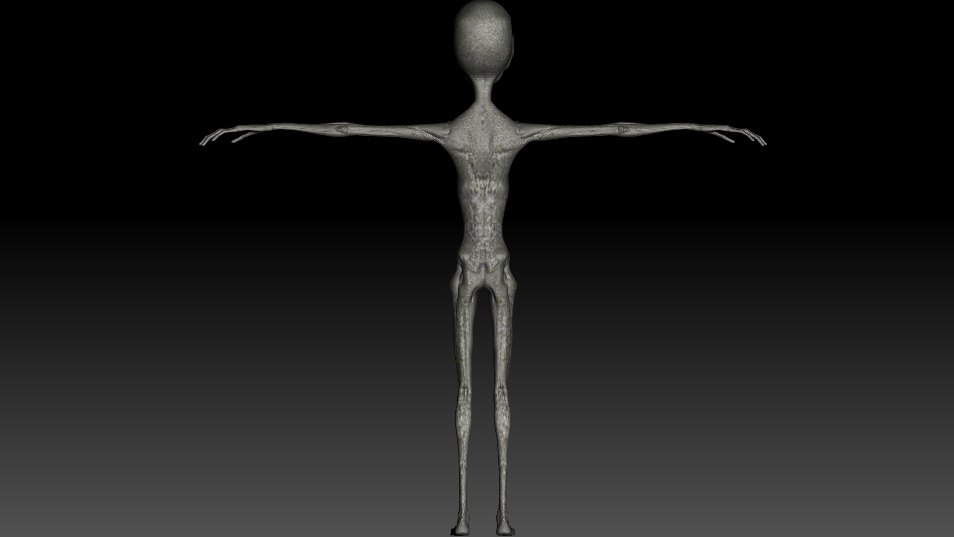 3D Tall Alien - TurboSquid 2220382