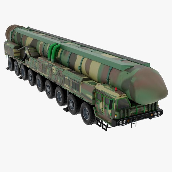 3D Hwasong-18 Missile Launcher