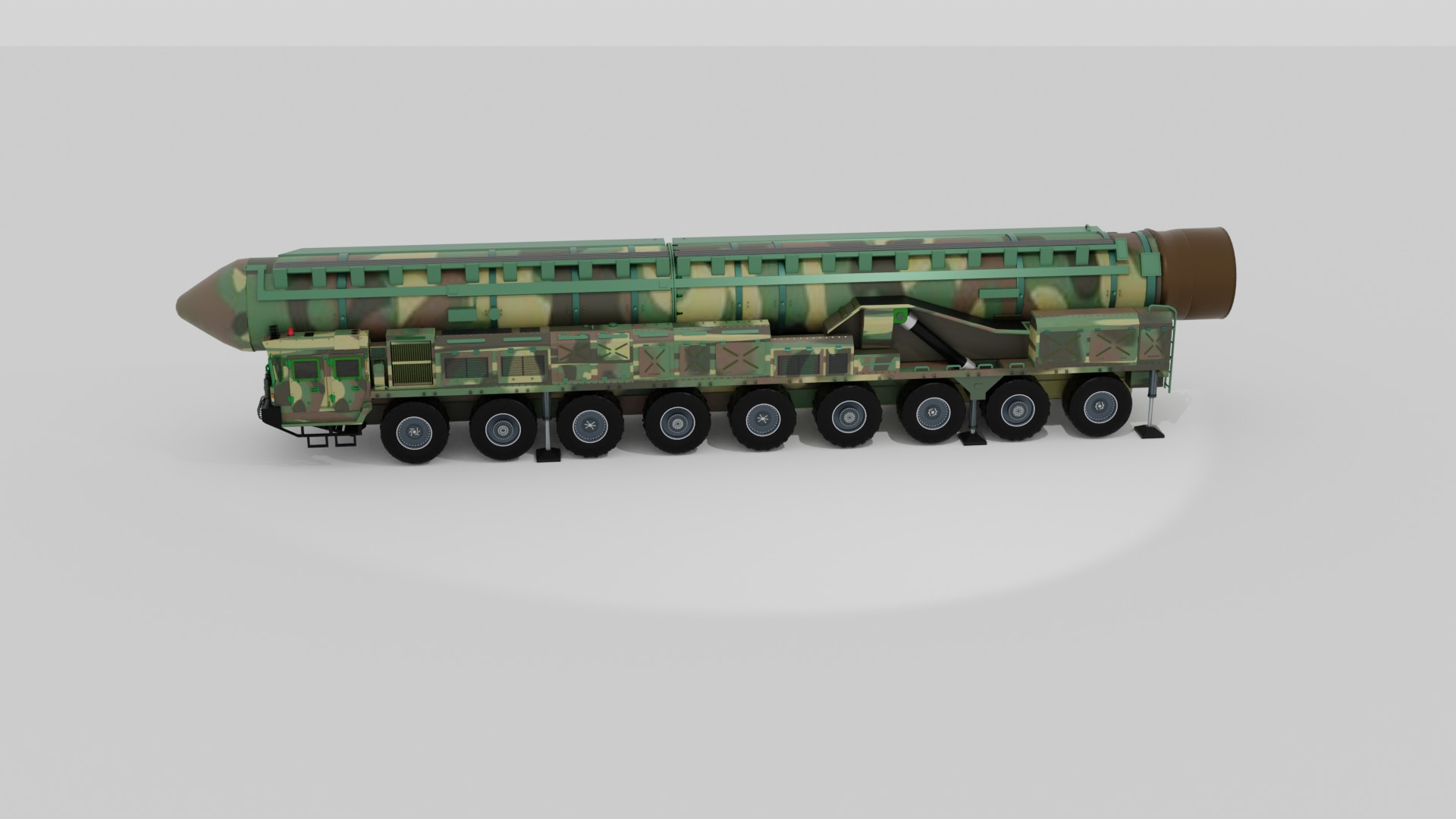 3D Hwasong-18 Missile Launcher - TurboSquid 2159698