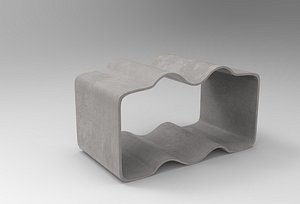 Ment Bottle Rack 3D model