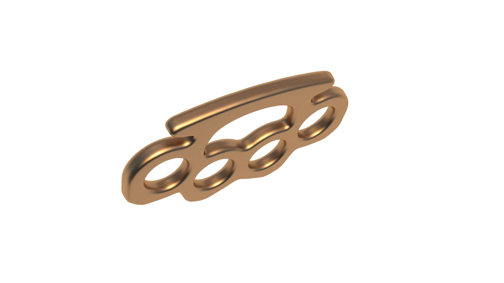 Brass Knuckles 3D model TurboSquid 1958678