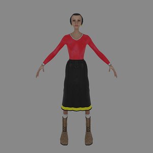 Olive Oyl Caricature