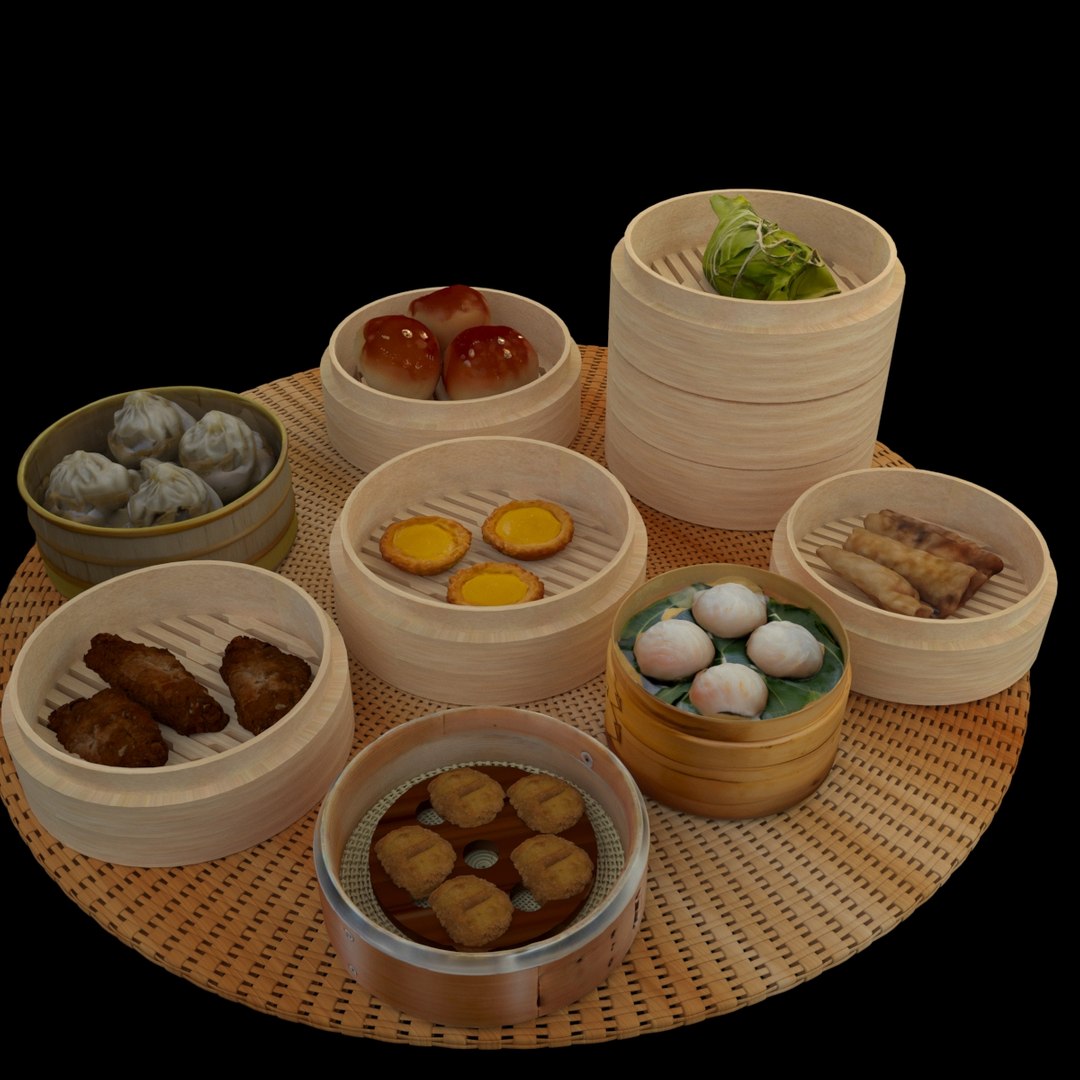 3D Model Chinese Dim Sum - TurboSquid 2289781